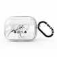 Personalised Crowns Marble Initials AirPods Pro Glitter Case