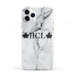 Personalised Crowns Marble Initials iPhone 11 Pro 3D Tough Case