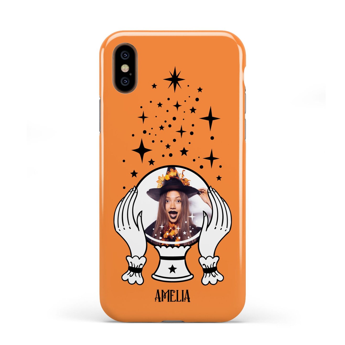 Personalised Crystal Ball with Photo Apple iPhone XS 3D Tough