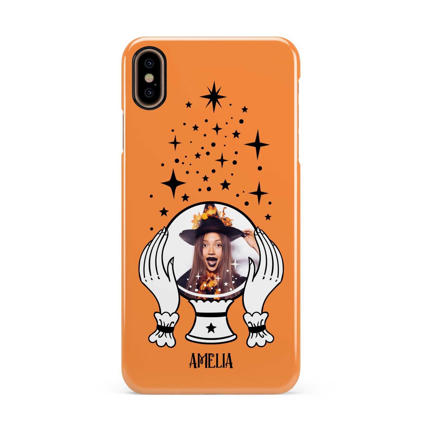 Personalised Crystal Ball with Photo Apple iPhone Xs Max 3D Snap Case
