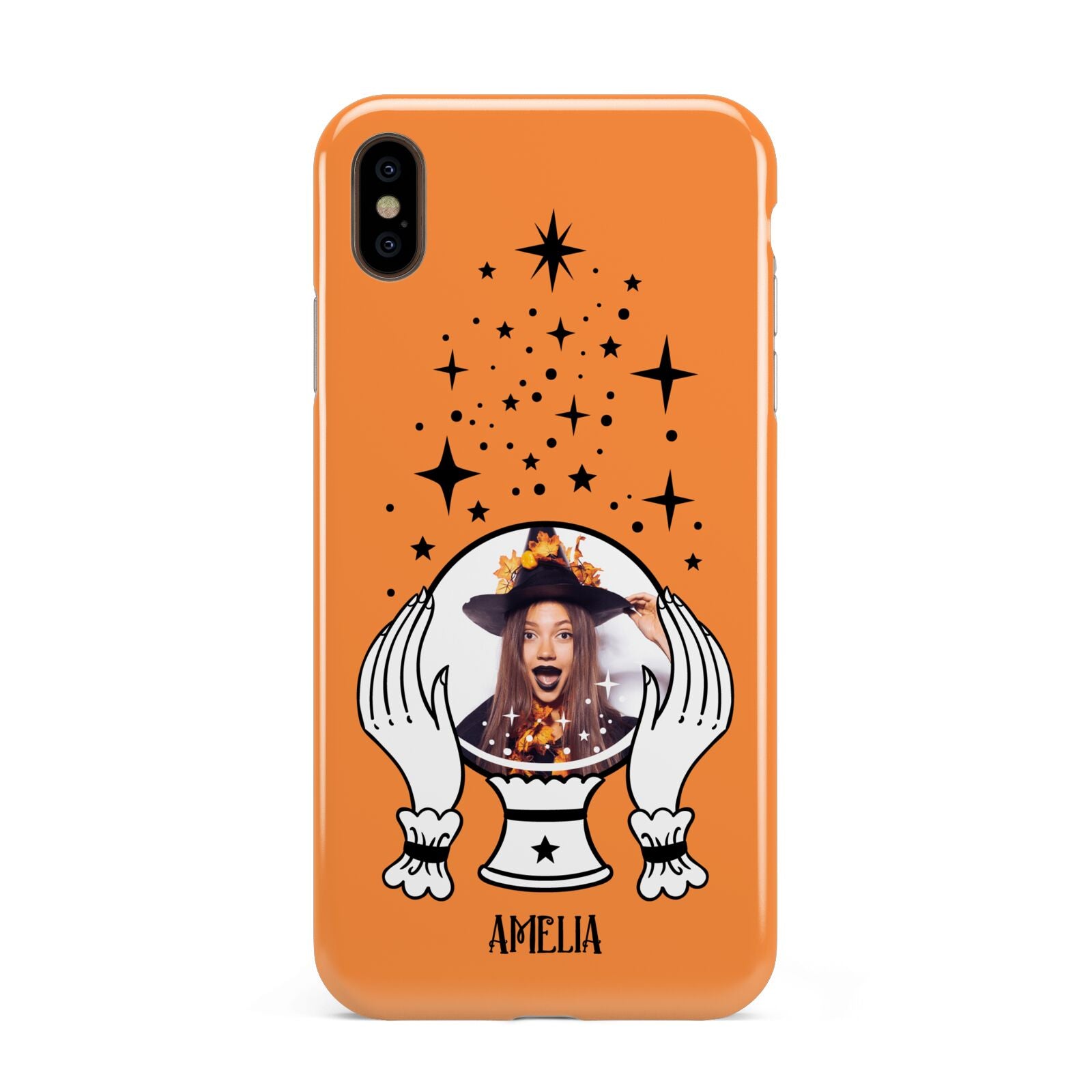 Personalised Crystal Ball with Photo Apple iPhone Xs Max 3D Tough Case