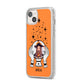 Personalised Crystal Ball with Photo iPhone 14 Plus Clear Tough Case Starlight Angled Image