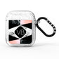 Personalised Custom Marble Initials AirPods Glitter Case