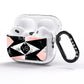 Personalised Custom Marble Initials AirPods Pro Glitter Case Side Image
