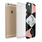 Personalised Custom Marble Initials Apple iPhone 6 Plus 3D Tough Case