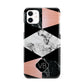 Personalised Custom Marble Initials iPhone 11 3D Snap Case