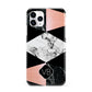 Personalised Custom Marble Initials iPhone 11 Pro 3D Snap Case