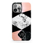 Personalised Custom Marble Initials iPhone 13 Pro Max Full Wrap 3D Tough Case