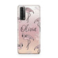 Personalised Cute Pink Flamingo Huawei P Smart 2021