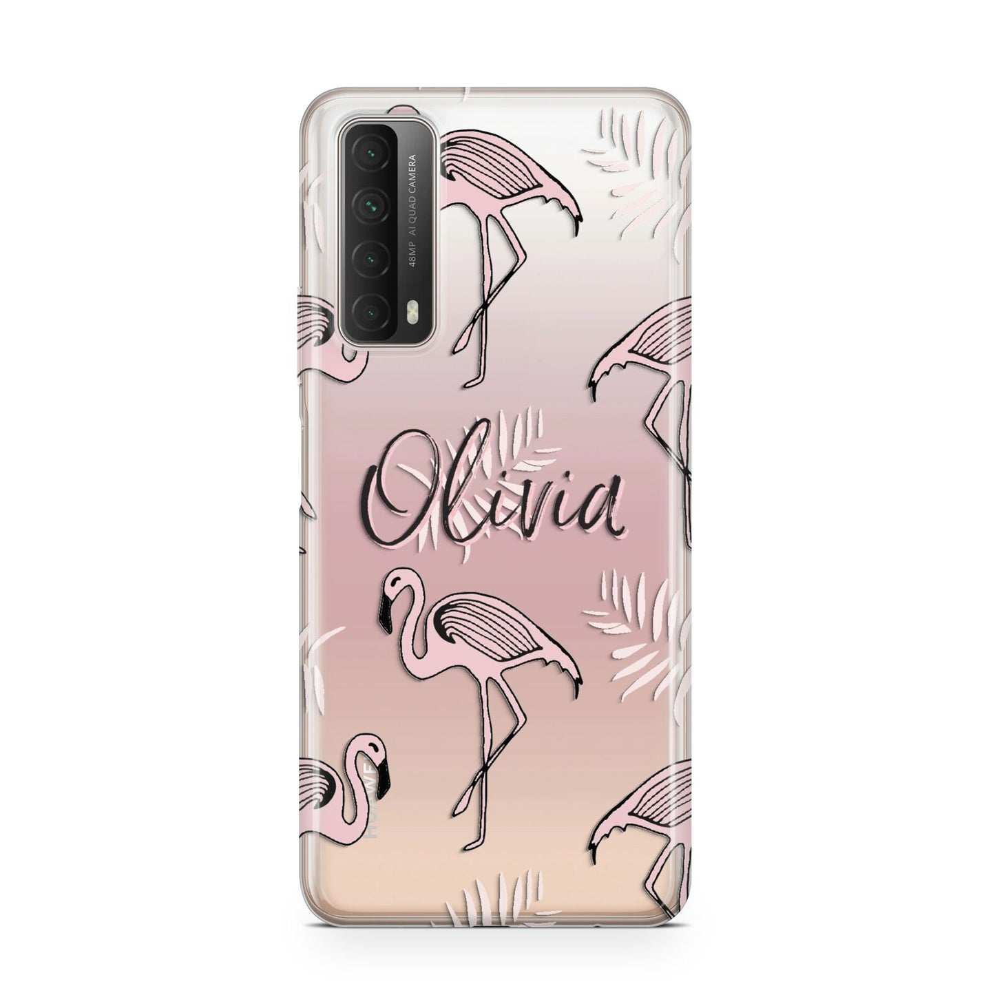 Personalised Cute Pink Flamingo Huawei P Smart 2021