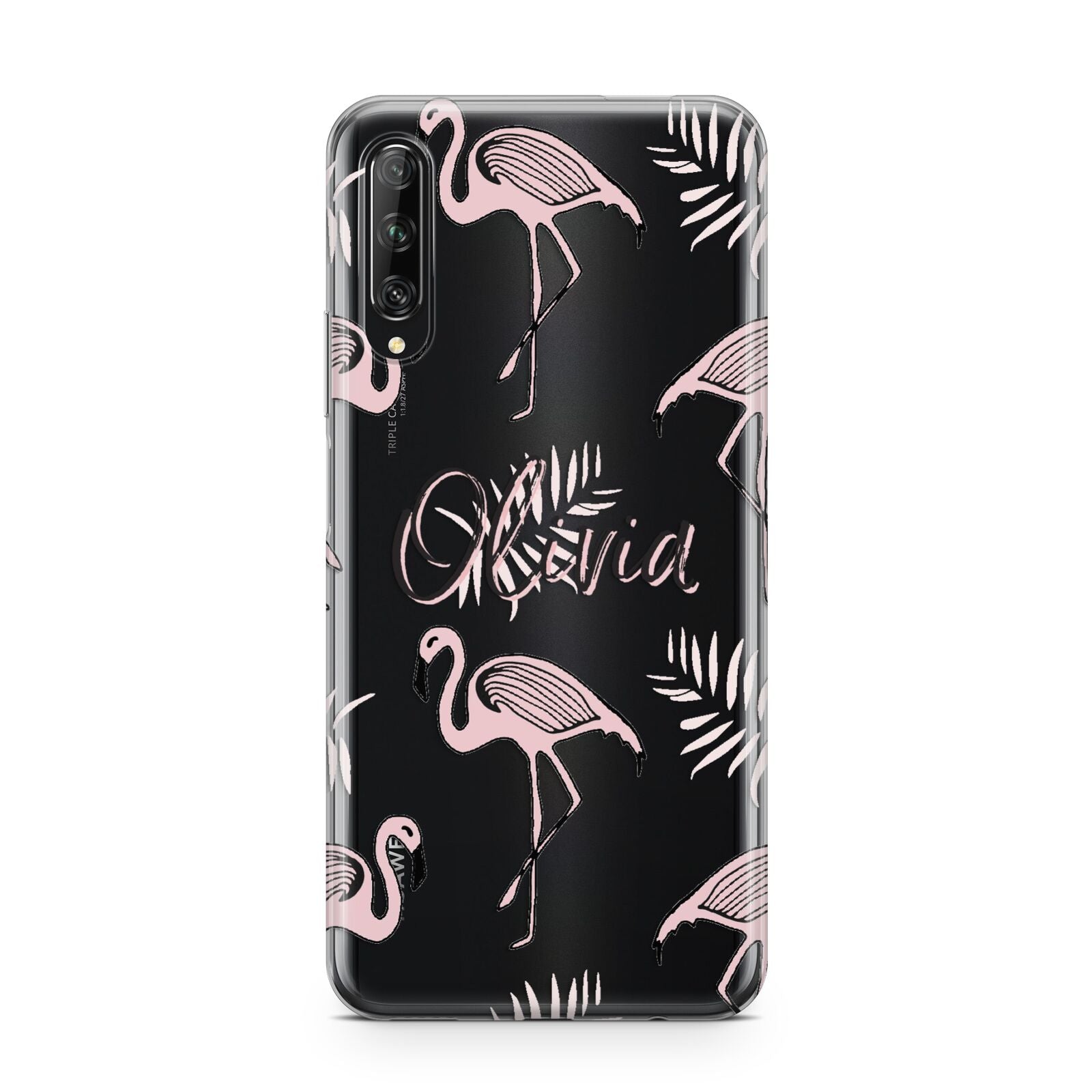 Personalised Cute Pink Flamingo Huawei P Smart Pro 2019