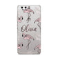 Personalised Cute Pink Flamingo Huawei P10 Phone Case