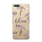 Personalised Cute Pink Flamingo Huawei Y6 2018