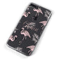Personalised Cute Pink Flamingo iPhone 8 Plus Bumper Case on Black iPhone Alternative Image