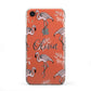 Personalised Cute Pink Flamingo iPhone XR 2D Snap on Coral Phone