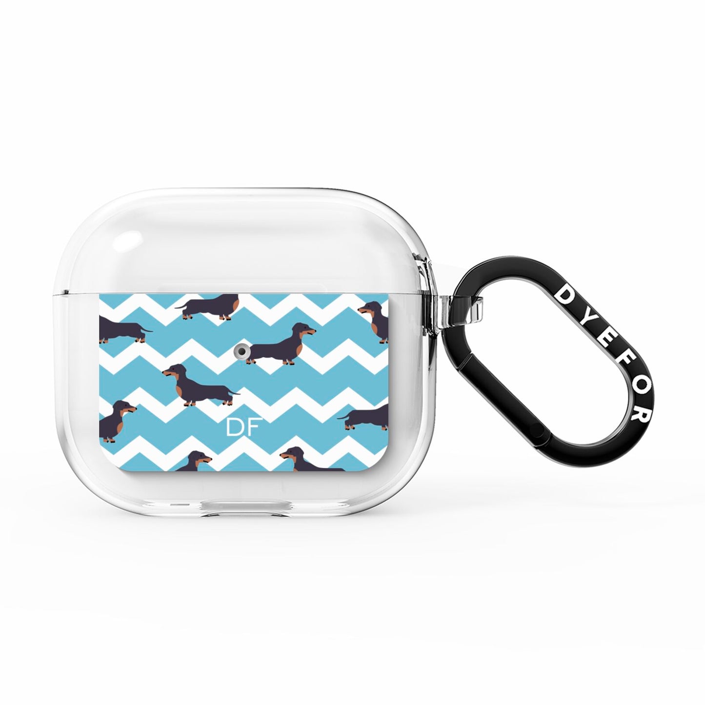 Personalised Dachshund AirPods Clear Case 3rd Gen