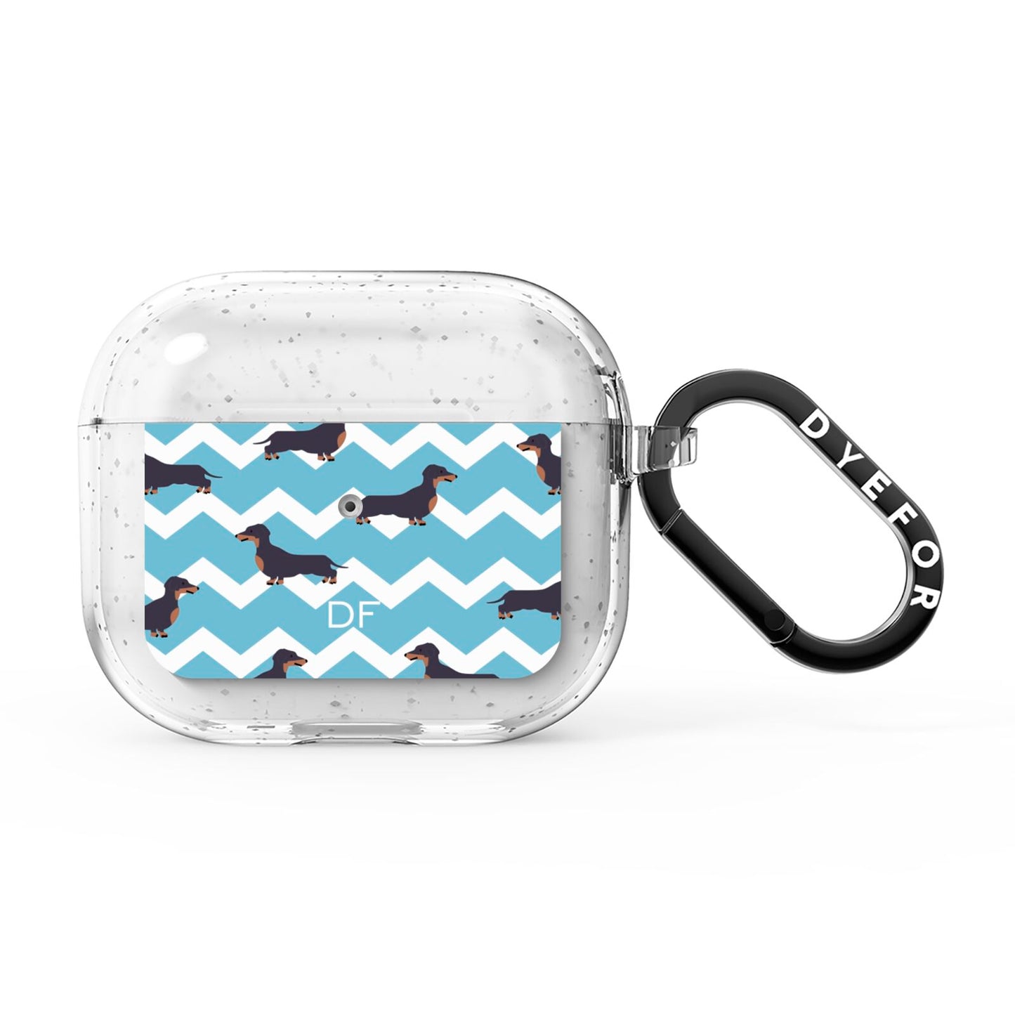 Personalised Dachshund AirPods Glitter Case 3rd Gen