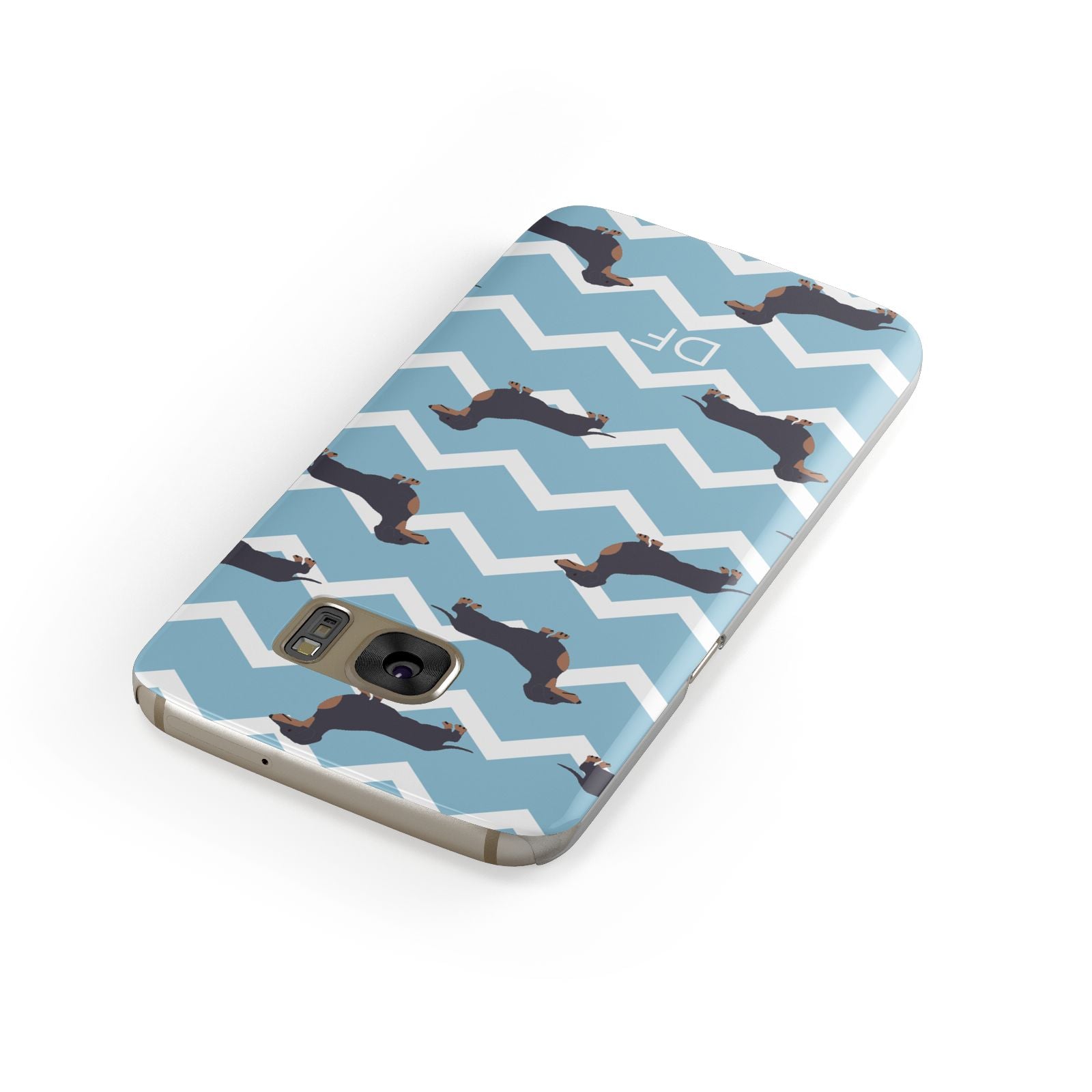 Personalised Dachshund Samsung Galaxy Case Front Close Up