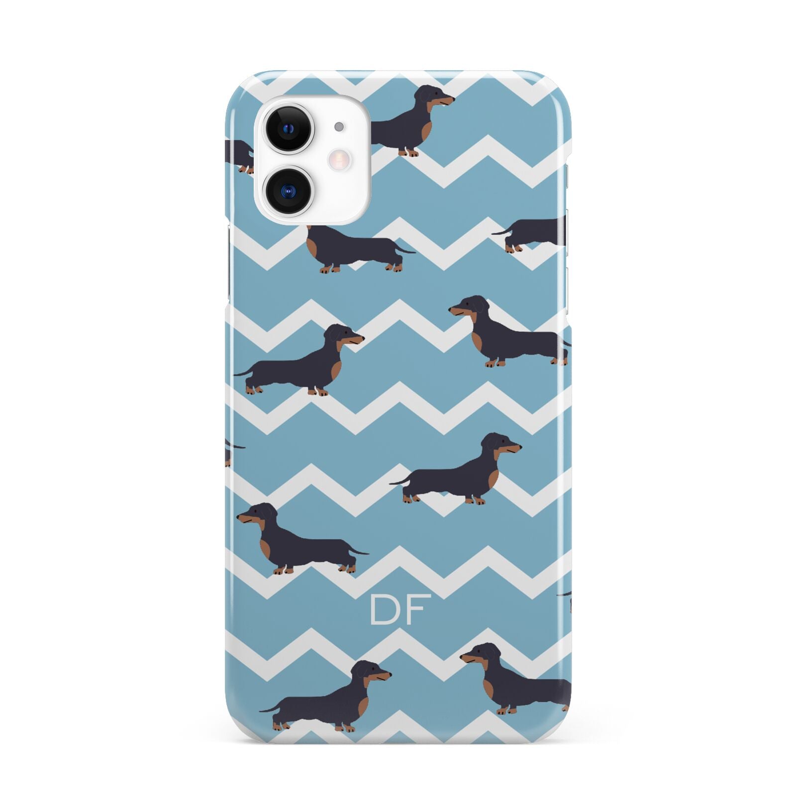 Personalised Dachshund iPhone 11 3D Snap Case