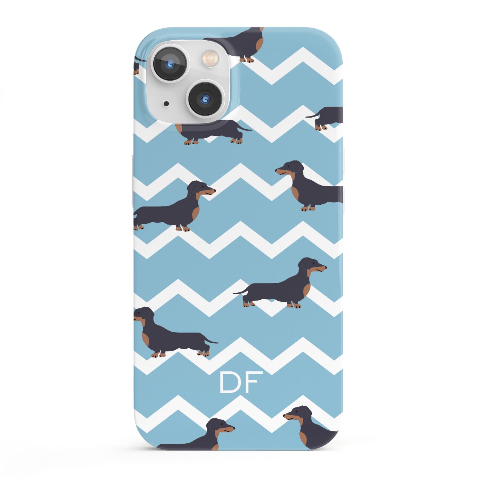 Personalised Dachshund iPhone 13 Full Wrap 3D Snap Case