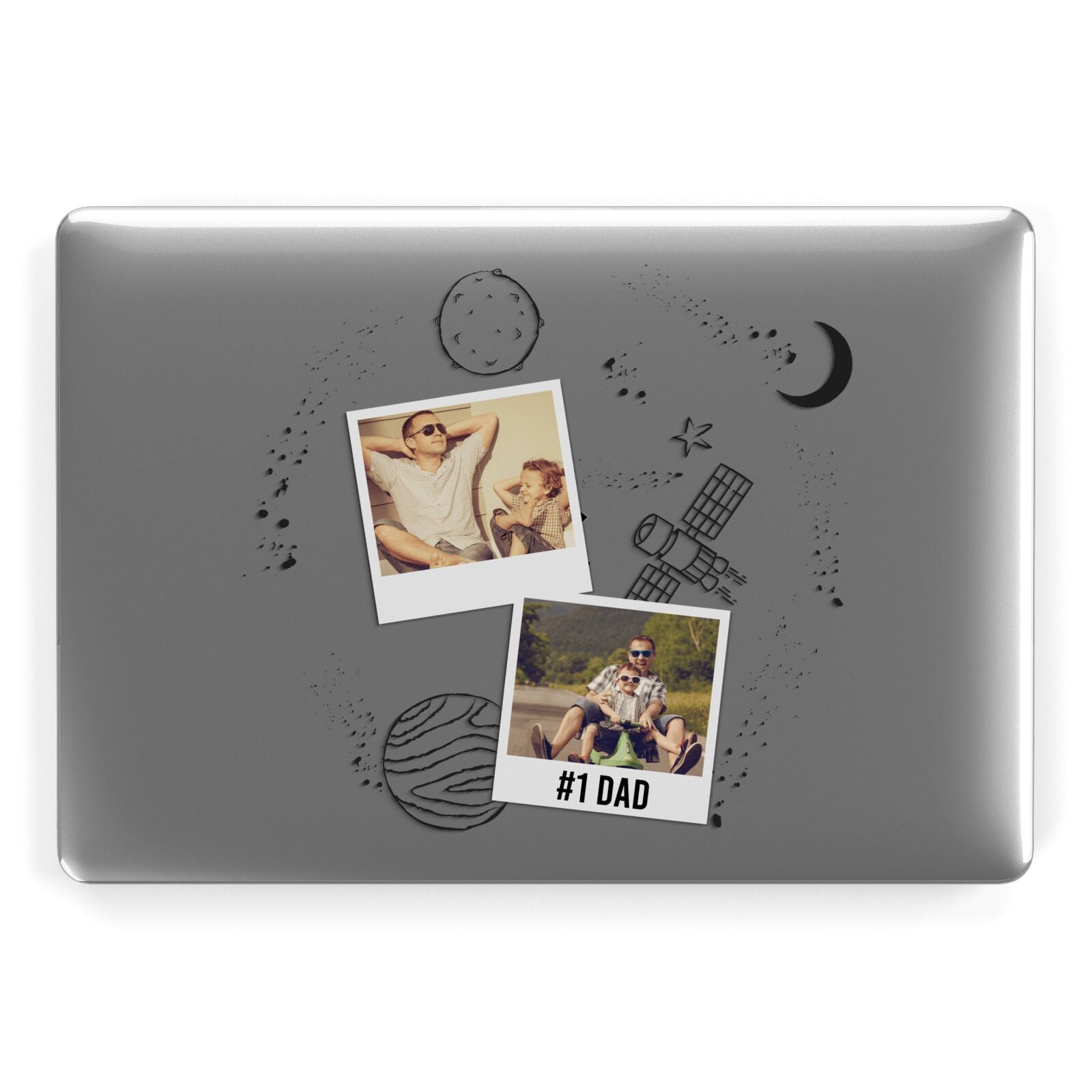 Personalised Dad Photos Apple MacBook Case