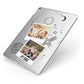 Personalised Dad Photos Apple iPad Case on Silver iPad Side View