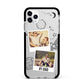 Personalised Dad Photos Apple iPhone 11 Pro Max in Silver with Black Impact Case
