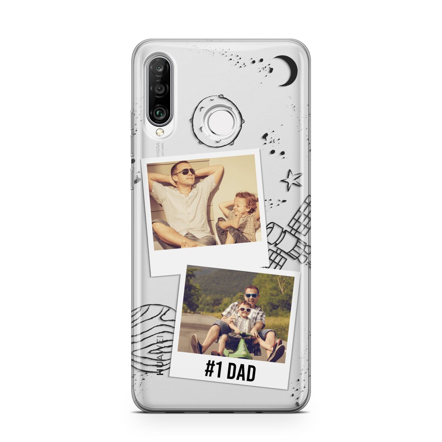 Personalised Dad Photos Huawei P30 Lite Phone Case