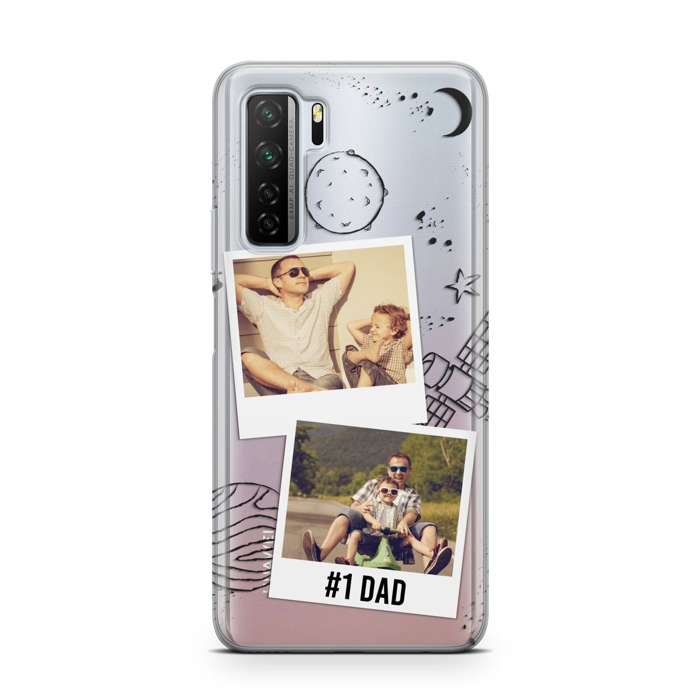 Personalised Dad Photos Huawei P40 Lite 5G Phone Case