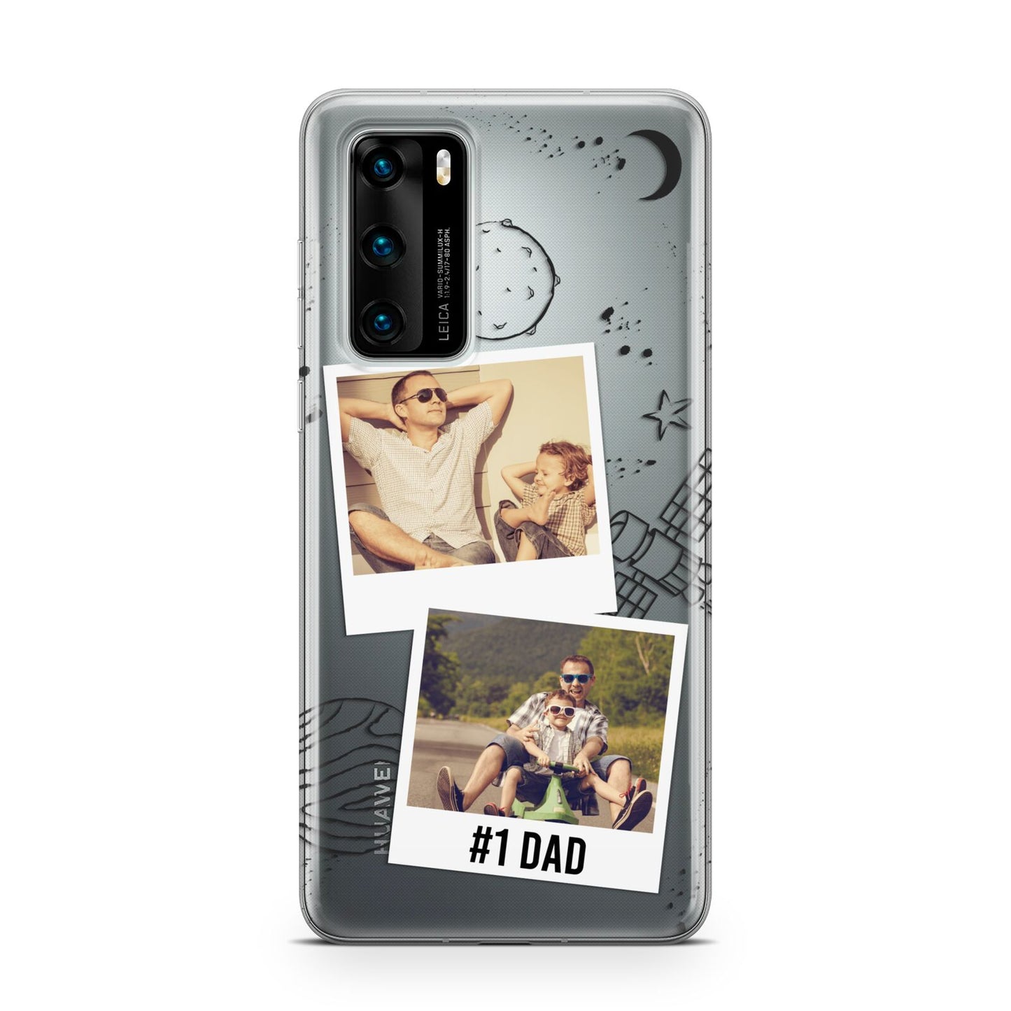 Personalised Dad Photos Huawei P40 Phone Case