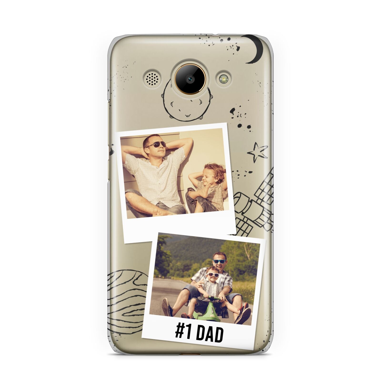 Personalised Dad Photos Huawei Y3 2017