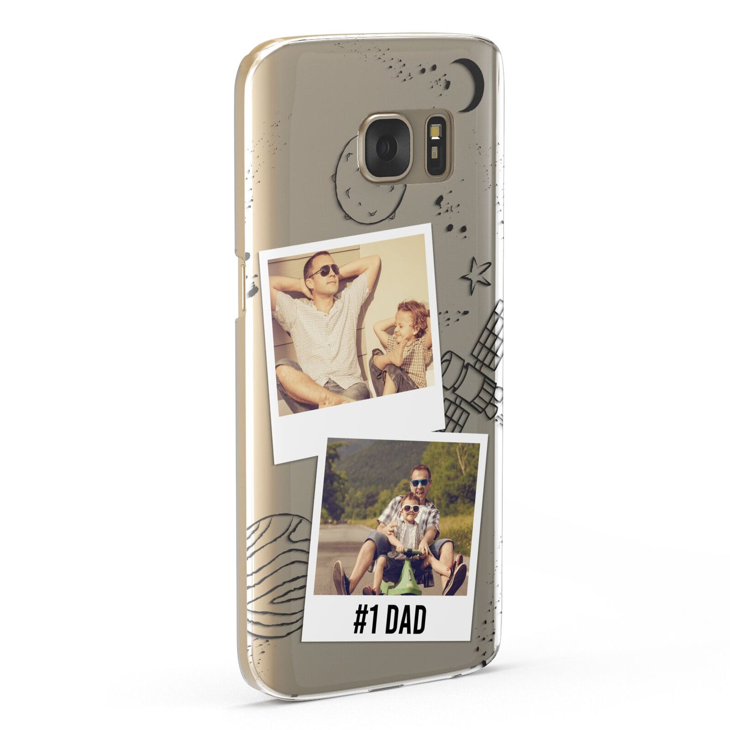 Personalised Dad Photos Samsung Galaxy Case Fourty Five Degrees