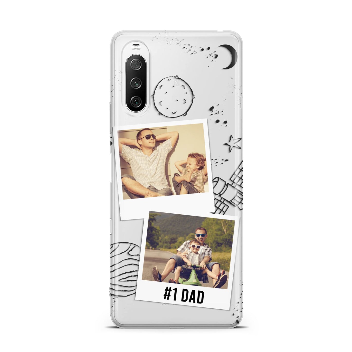 Personalised Dad Photos Sony Xperia 10 III Case
