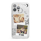 Personalised Dad Photos iPhone 13 Pro Max Clear Bumper Case