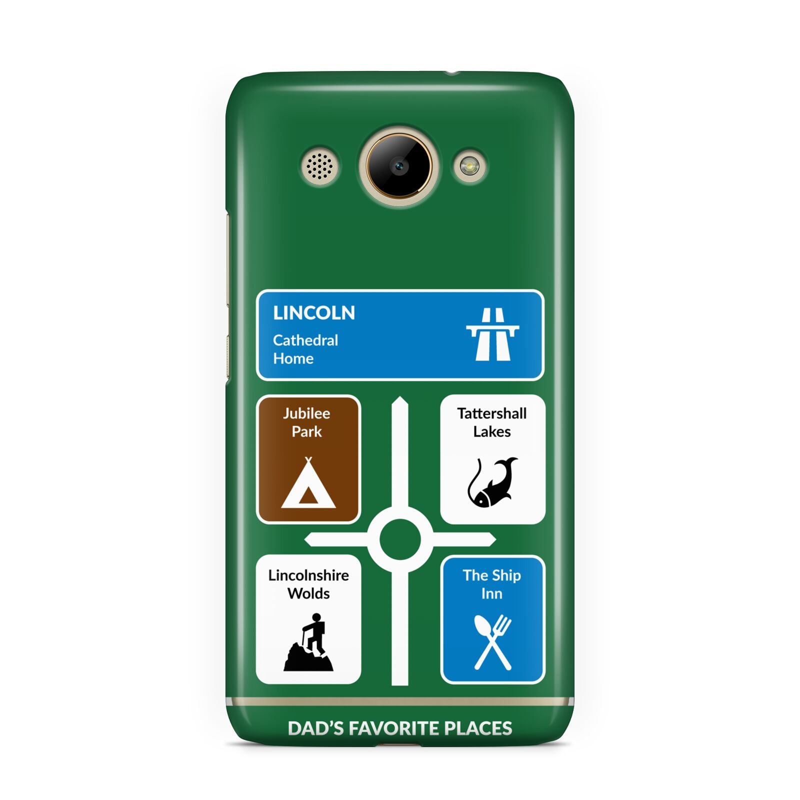 Personalised Dad s Favourite Places Huawei Y3 2017