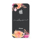 Personalised Dahlia Flowers Apple iPhone 4s Case