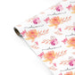 Personalised Dahlia Flowers Personalised Gift Wrap