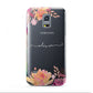 Personalised Dahlia Flowers Samsung Galaxy S5 Mini Case