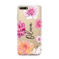 Personalised Dahlia Pink Huawei Y6 2018