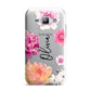 Personalised Dahlia Pink Samsung Galaxy J1 2015 Case