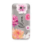 Personalised Dahlia Pink Samsung Galaxy J7 2017 Case