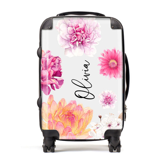 Personalised Dahlia Pink Suitcase