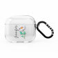 Personalised Daisies AirPods Clear Case 3rd Gen