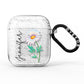 Personalised Daisies AirPods Glitter Case