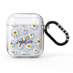 Personalisierte Daisy AirPods-Hülle
