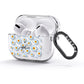 Personalised Daisy AirPods Glitter Case 3rd Gen Side Image