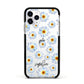 Personalised Daisy Apple iPhone 11 Pro in Silver with Black Impact Case