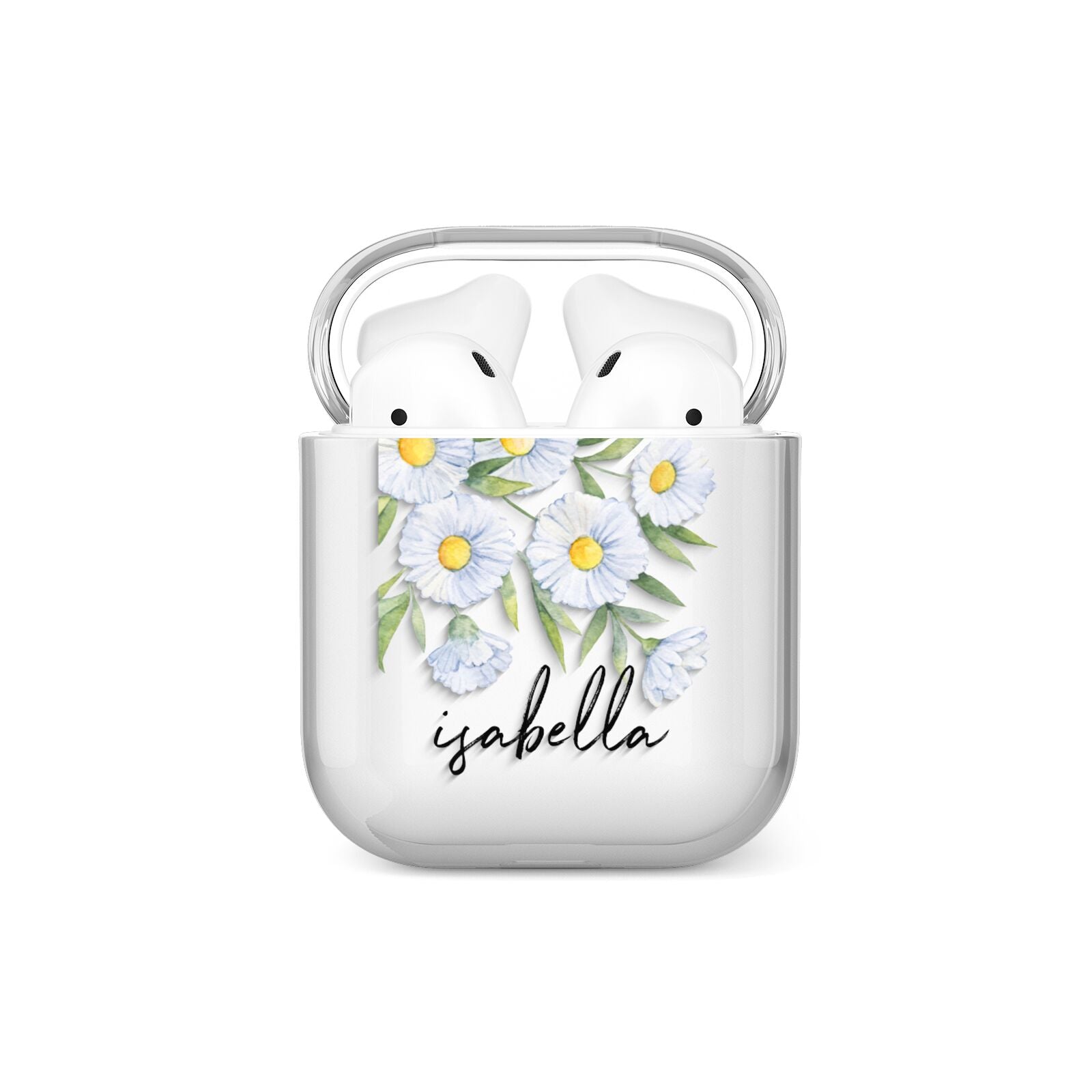 Personalised Daisy Flower AirPods Case