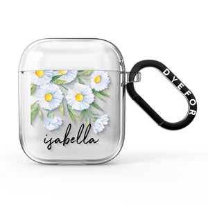 Personalised Daisy Flower AirPods Case