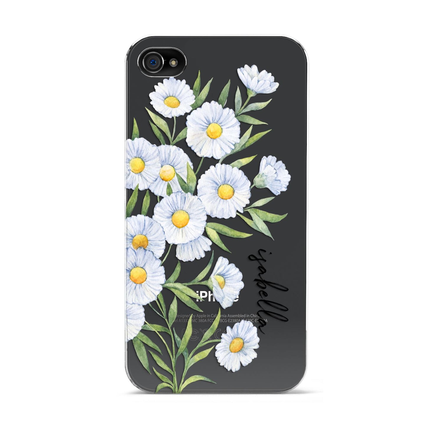 Personalised Daisy Flower Apple iPhone 4s Case